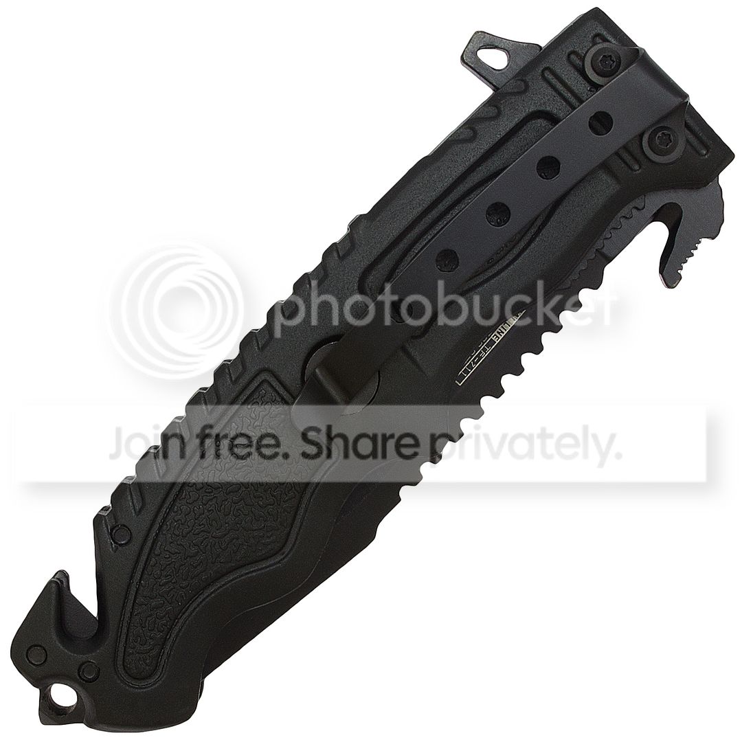 8.5" TAC FORCE SPRING OPEN ASSISTED TACTICAL FOLDING POCKET KNIFE GLASS